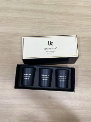 Set de Velas Aromáticas Dream Star – Fragancia Champagne