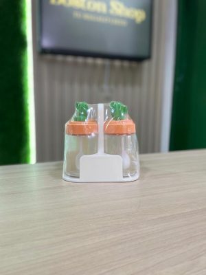 Set Porta Condimentos con Diseño de Cactus