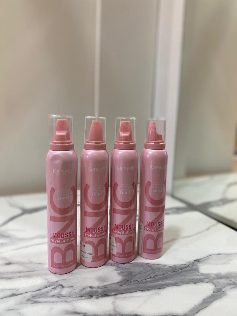 Mousse Estilizador con Brillo – Karseell PRO BNC Mousse Style Bubble (190g)