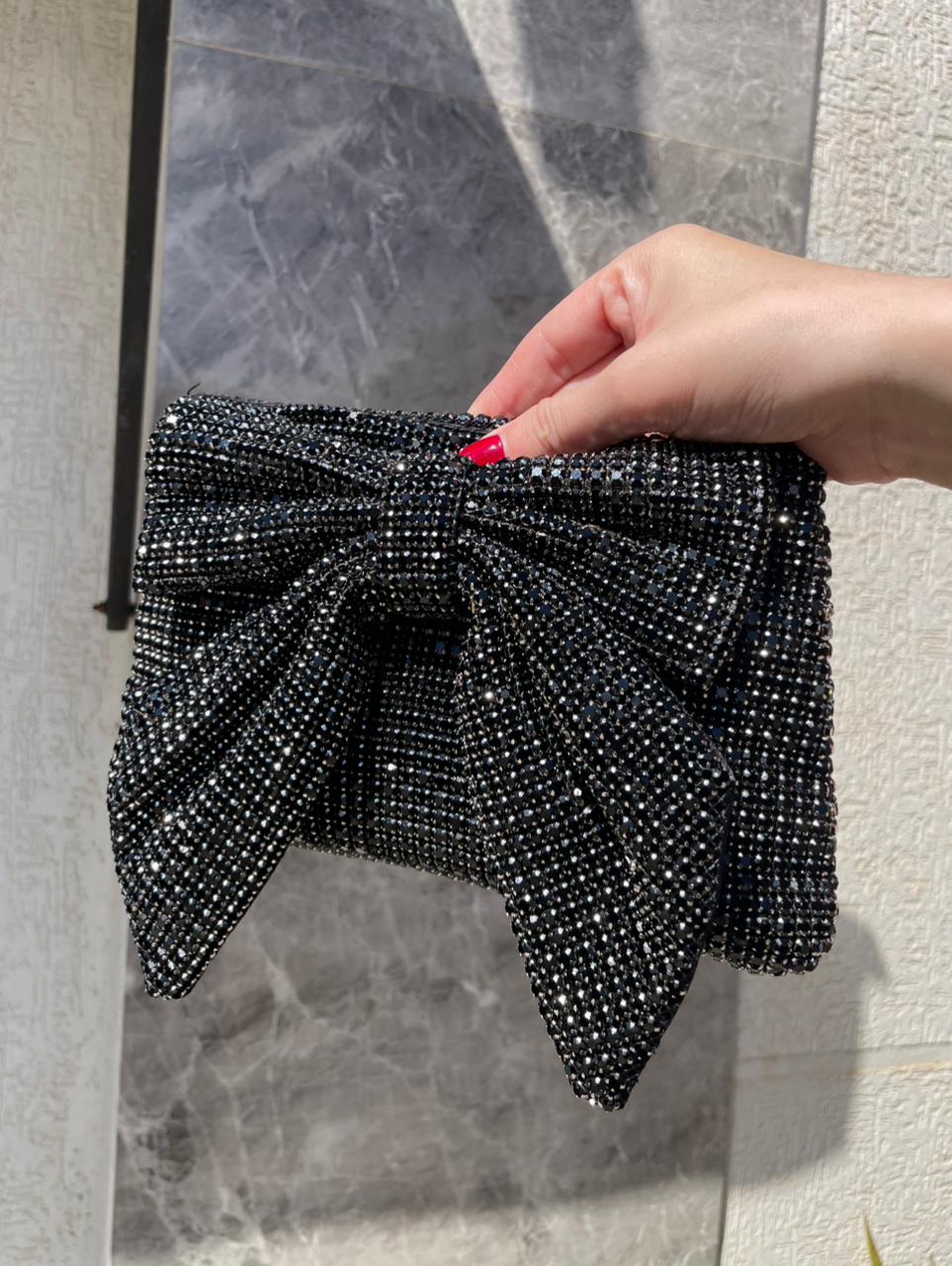 Clutch Moño con Brillos – CHENSON (Edición Glam) - Imagen 2
