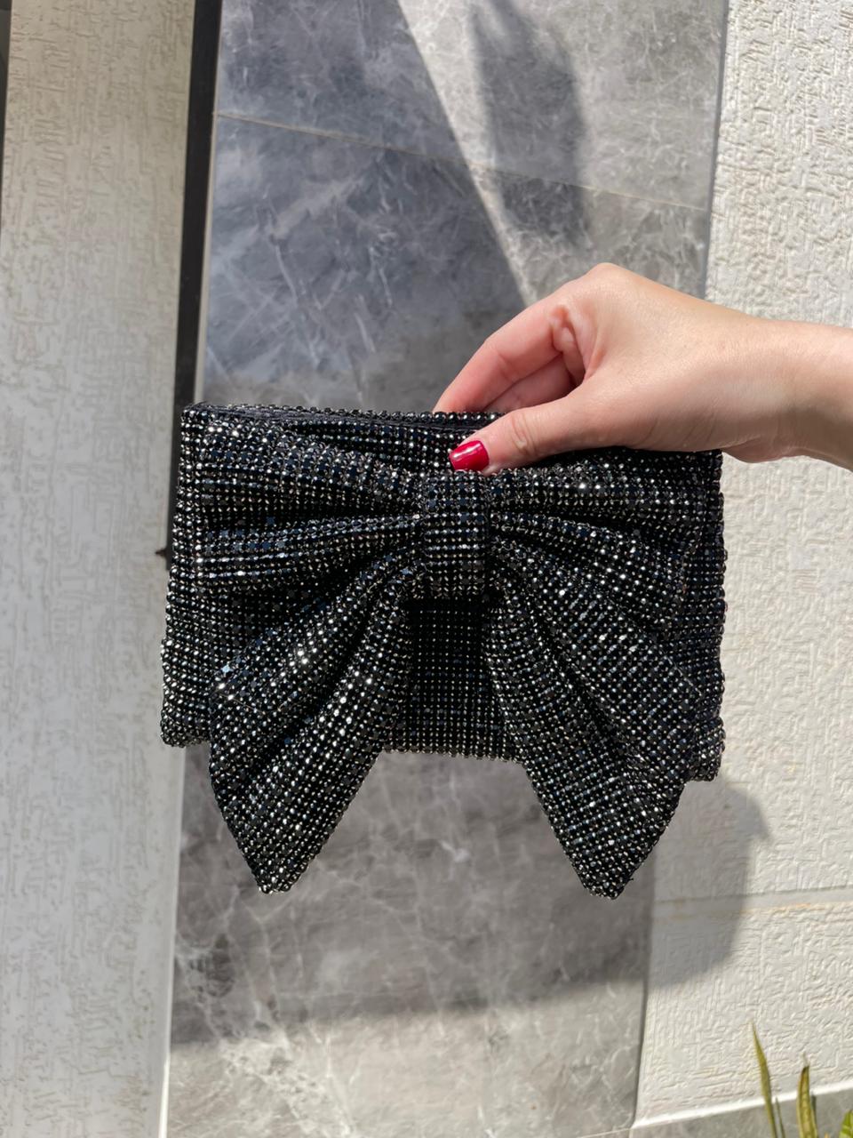 Clutch Moño con Brillos – CHENSON (Edición Glam)