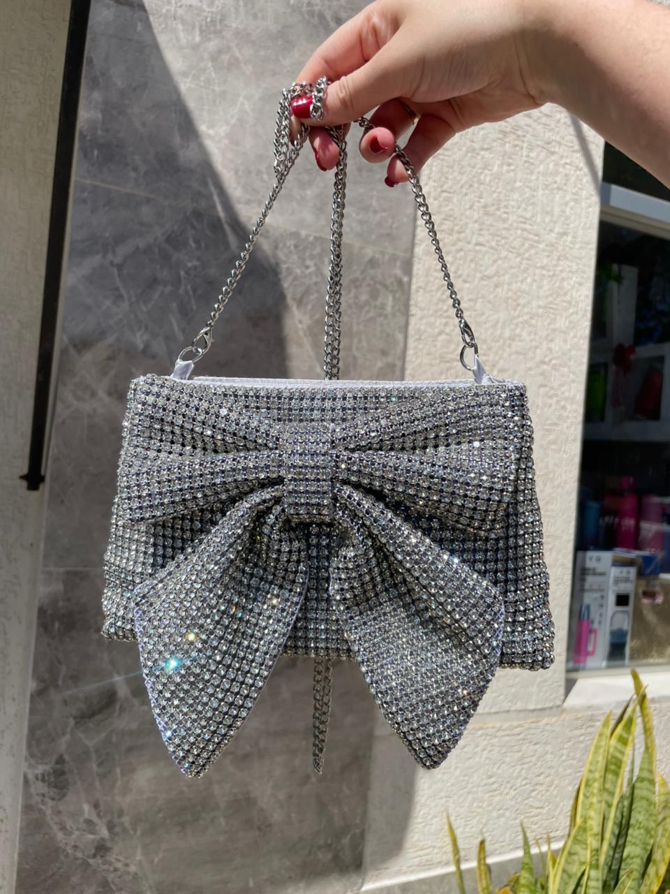 Clutch Moño con Brillos – CHENSON (Edición Glam) - Imagen 3