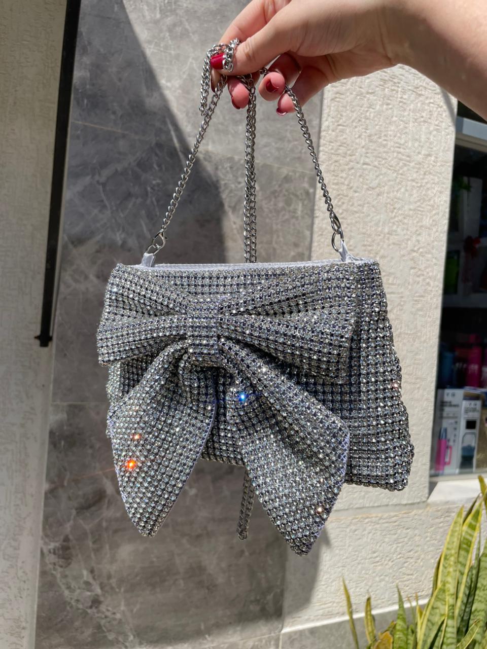 Clutch Moño con Brillos – CHENSON (Edición Glam) - Imagen 4