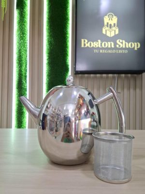 Tetera Moderna de Acero Inoxidable con Infusor