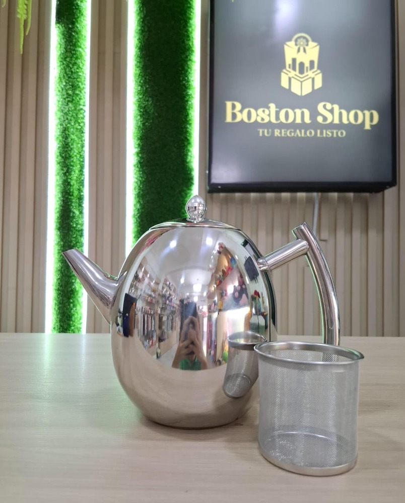 Tetera Moderna de Acero Inoxidable con Infusor