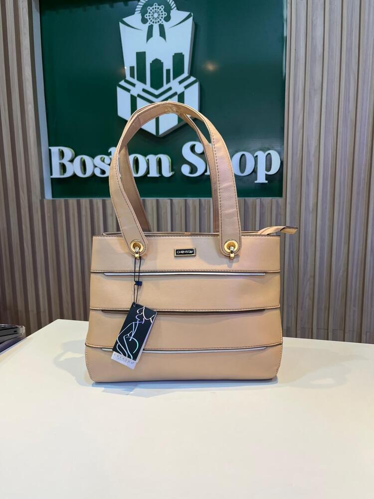 Cartera Chenson Beige con Asas Largas